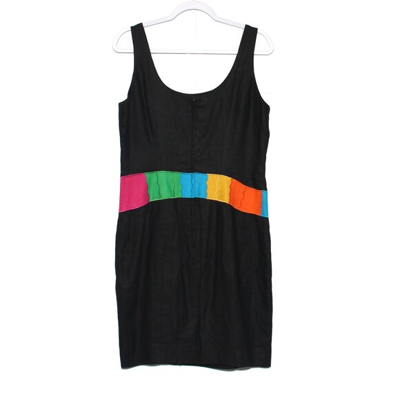 Vintage Parrotfish waist sleeveless jumper dress Deborah Laws Size 12 - Picture 2 of 5